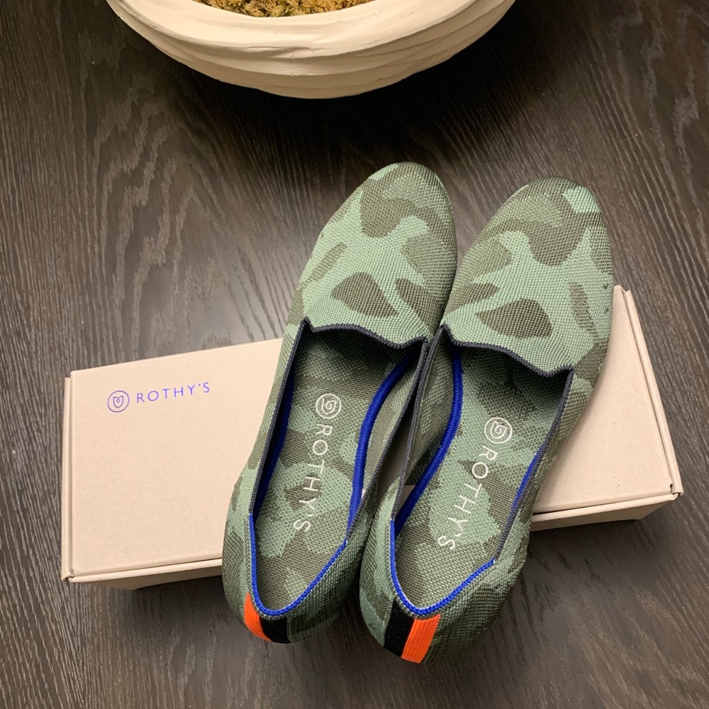 Rothy’s the LOAFER Olive Camo
